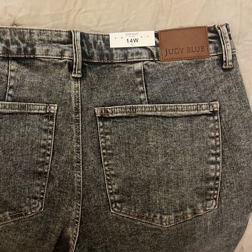 NWT Judy Blue High Waist Western Side Seam & Coin Pocket Bootcut Denim Jeans - Picture 11 of 16